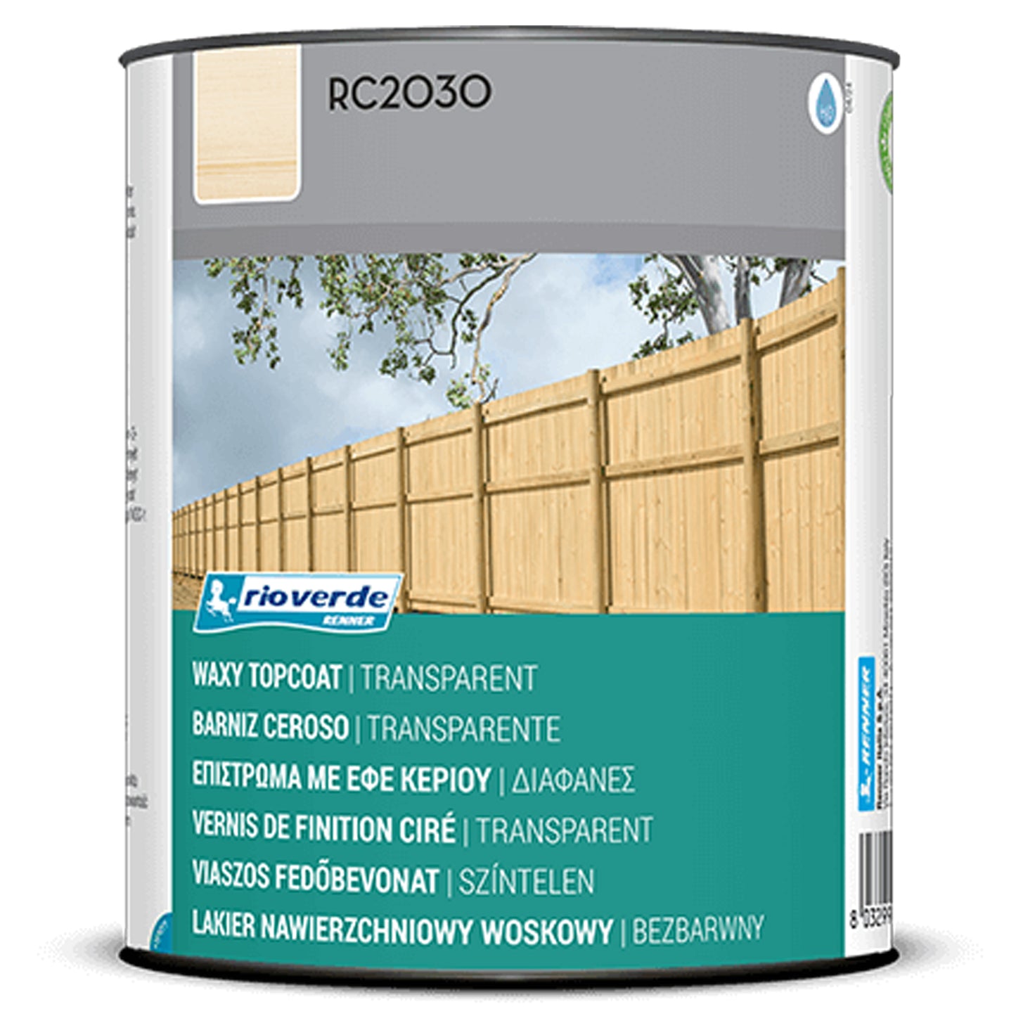 Barniz Ceroso RC2030 Transparente (0,75L) (Rio Verde) - Barniz Carpintería