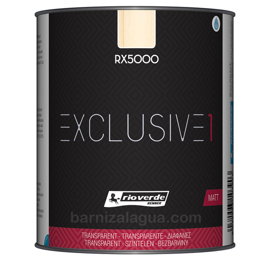 Exclusive 1 RX5000 Transparente (0,75L) (Rio Verde) - Barniz protector mate