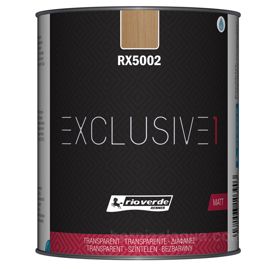 Exclusive 1 RX5002 Roble (0,75L) (Rio Verde) - Barniz protector mate