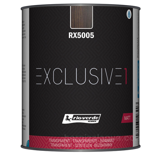 Exclusive 1 RX5005 Wengué (0,75L) (Rio Verde) - Barniz protector mate
