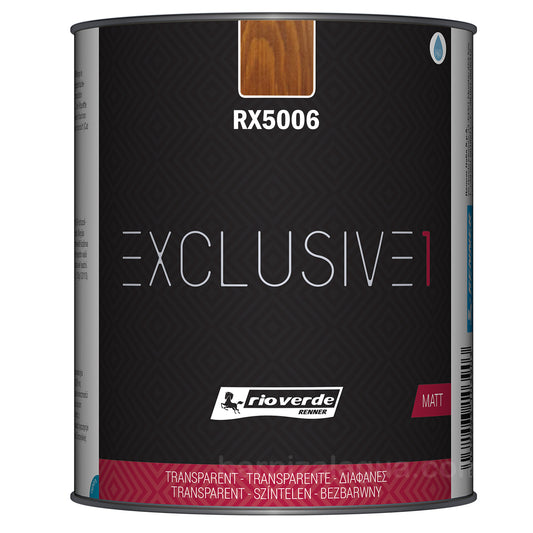 Exclusive 1 RX5006 Caoba (0,75L) (Rio Verde) - Barniz protector mate