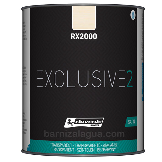 Exclusive 2 RX2000 Transparente (0,75L) (Rio Verde) - Barniz protector satinado