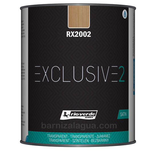 Exclusive 2 RX2002 Roble (0,75L) (Rio Verde) - Barniz protector satinado