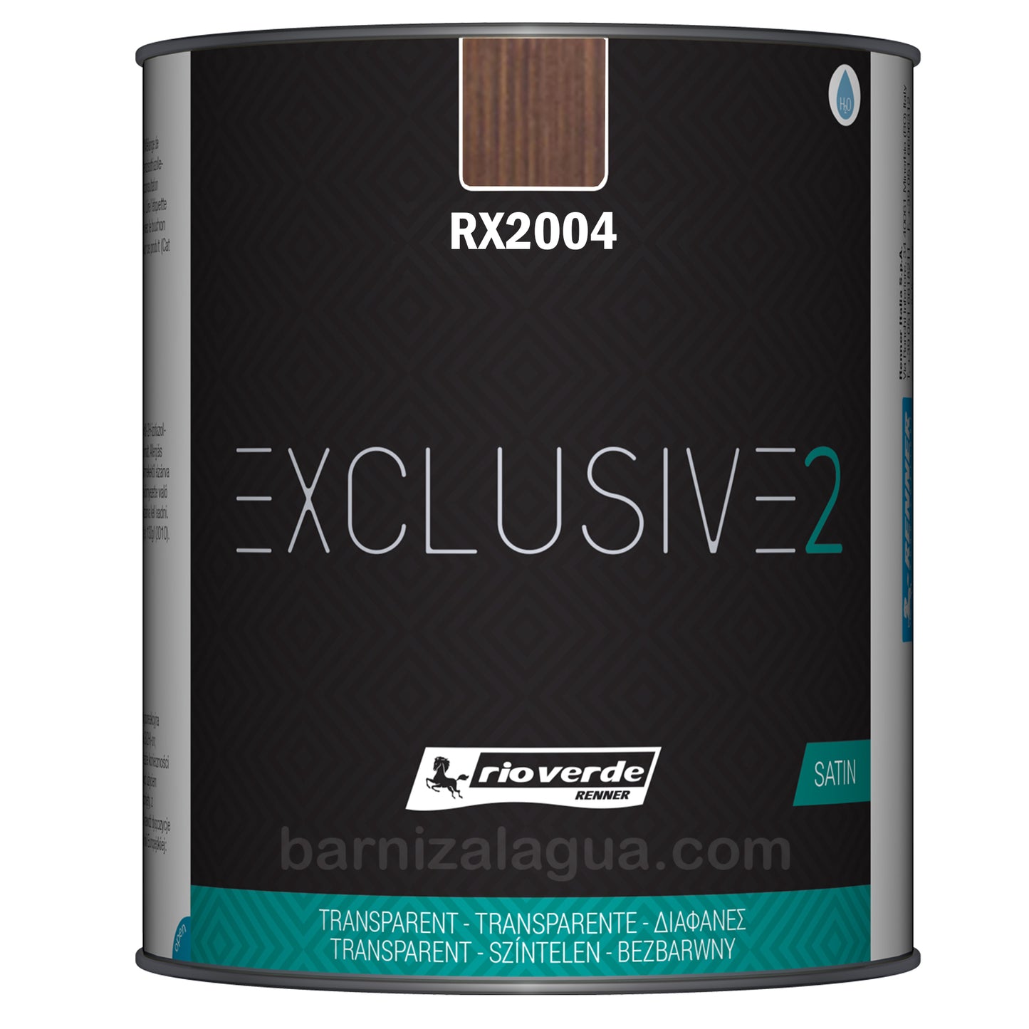 Exclusive 2 RX2004 Nogal (0,75L) (Rio Verde) - Barniz protector satinado