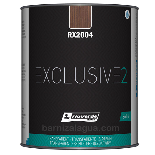 Exclusive 2 RX2004 Nogal (0,75L) (Rio Verde) - Barniz protector satinado