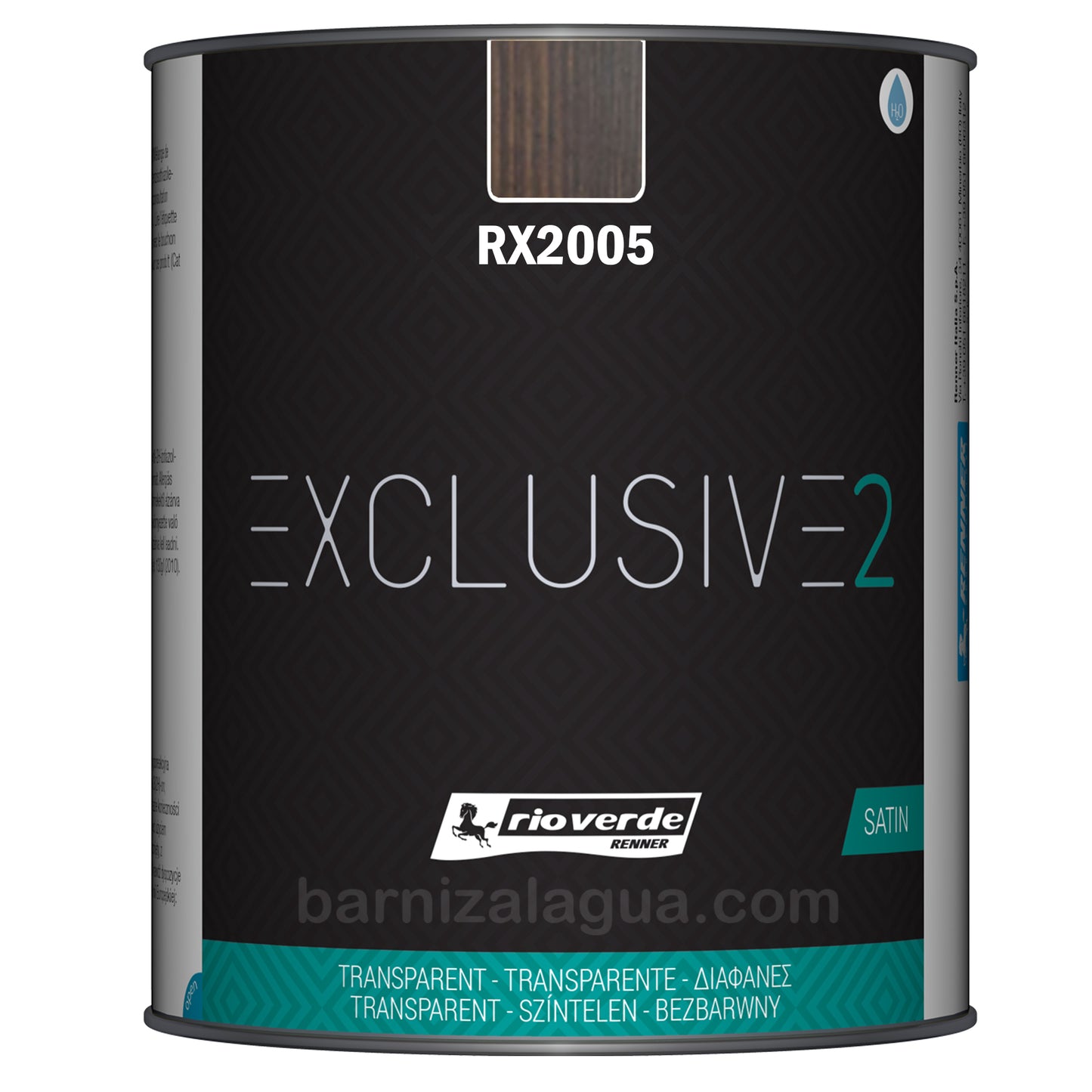 Exclusive 2 RX2005 Wengué (0,75L) (Rio Verde) - Barniz protector satinado