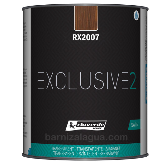 Exclusive 2 RX2007 Cerezo (0,75L) (Rio Verde) - Barniz protector satinado