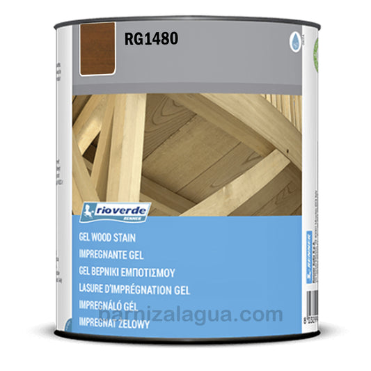 Impregnante Gel RG1480 Nogal oscuro (0,5L) (Rio Verde)