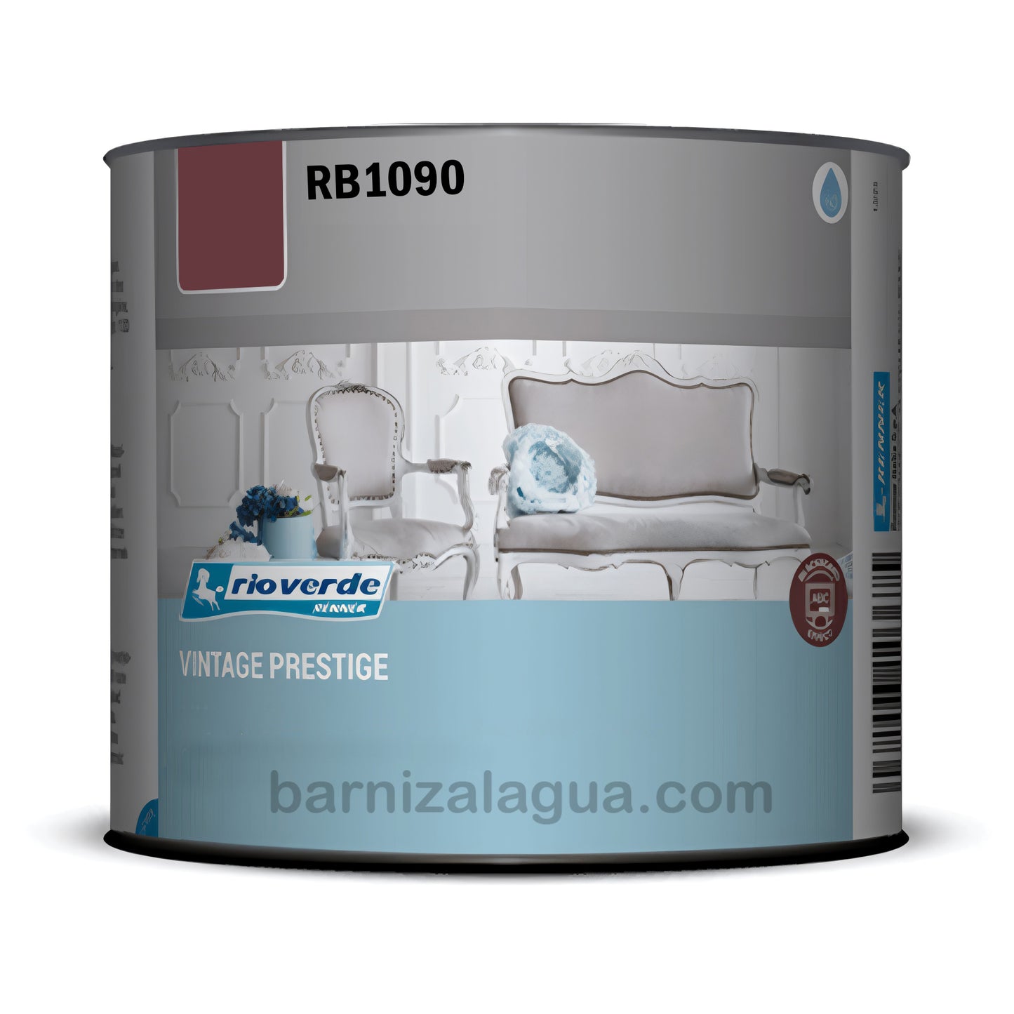 Vintage Prestige RB1090 Guinda (0,5L) (Rio Verde) - Barniz para efectos retro